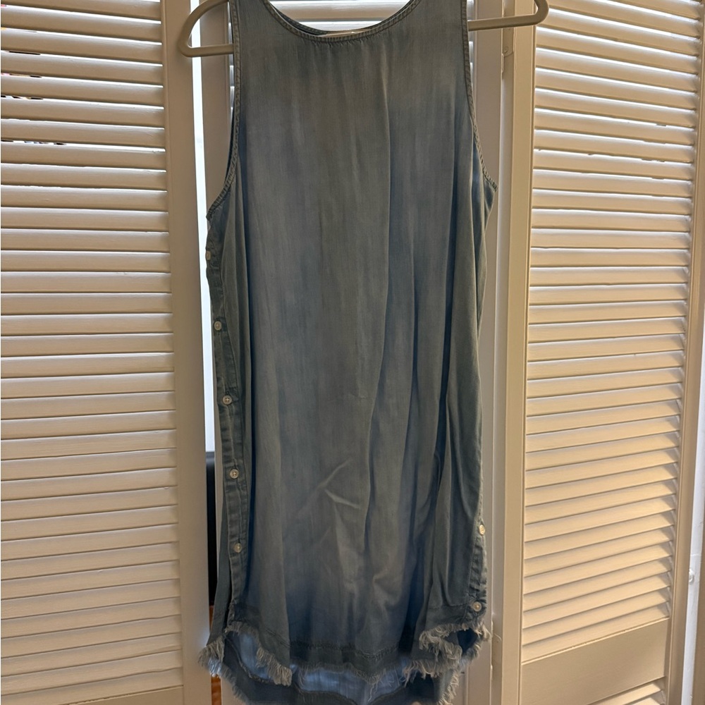 Cloth & Stone Light Blue Denim Dress